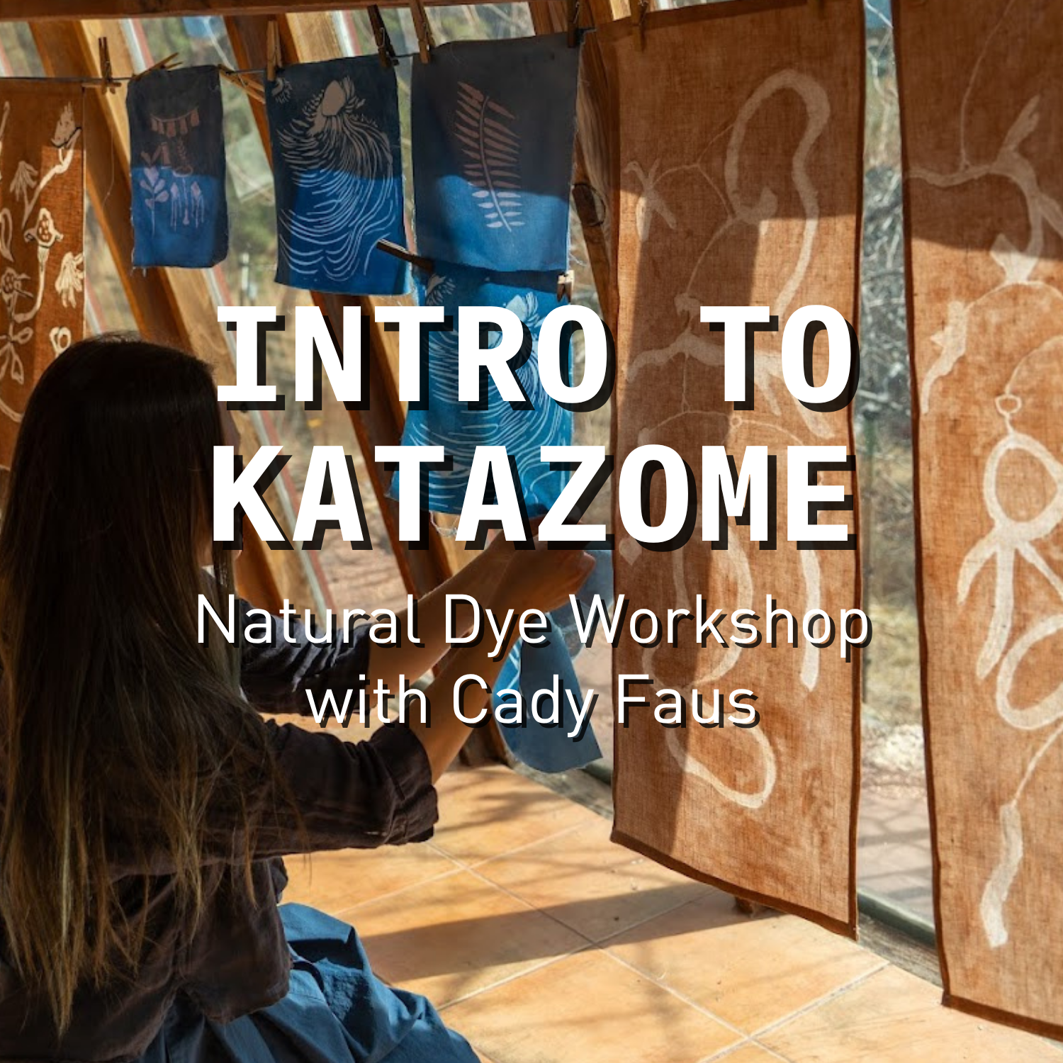 Intro to Katazome Natural Dye Workshop with Cady Faus - logo